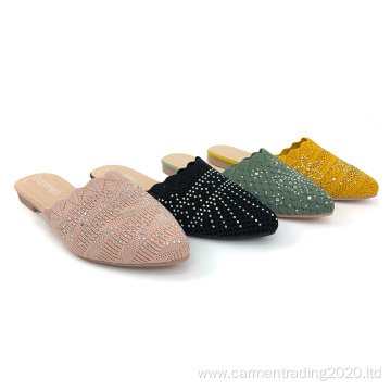 New summer women's pointed sandals and diamond shoes